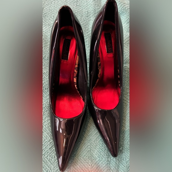 Black Patent Leather Frederick High Heels Pumps - Picture 2 of 6